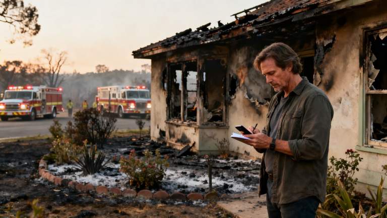 Filing a Homeowners Insurance Claim for Wildfire Damage